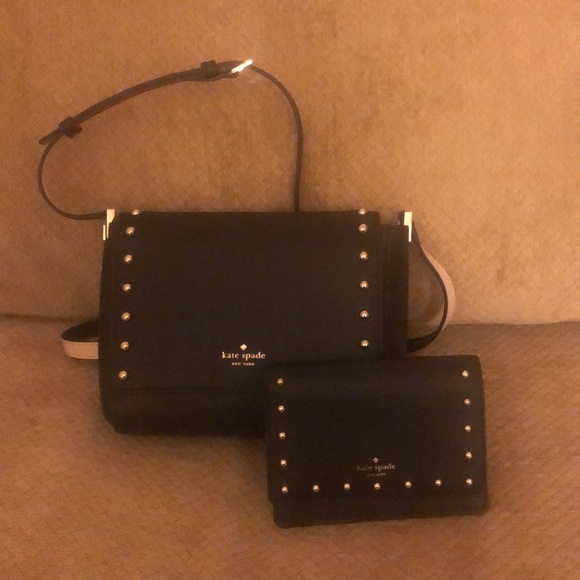Kate Spade black bag and wallet - Picture 4 of 6